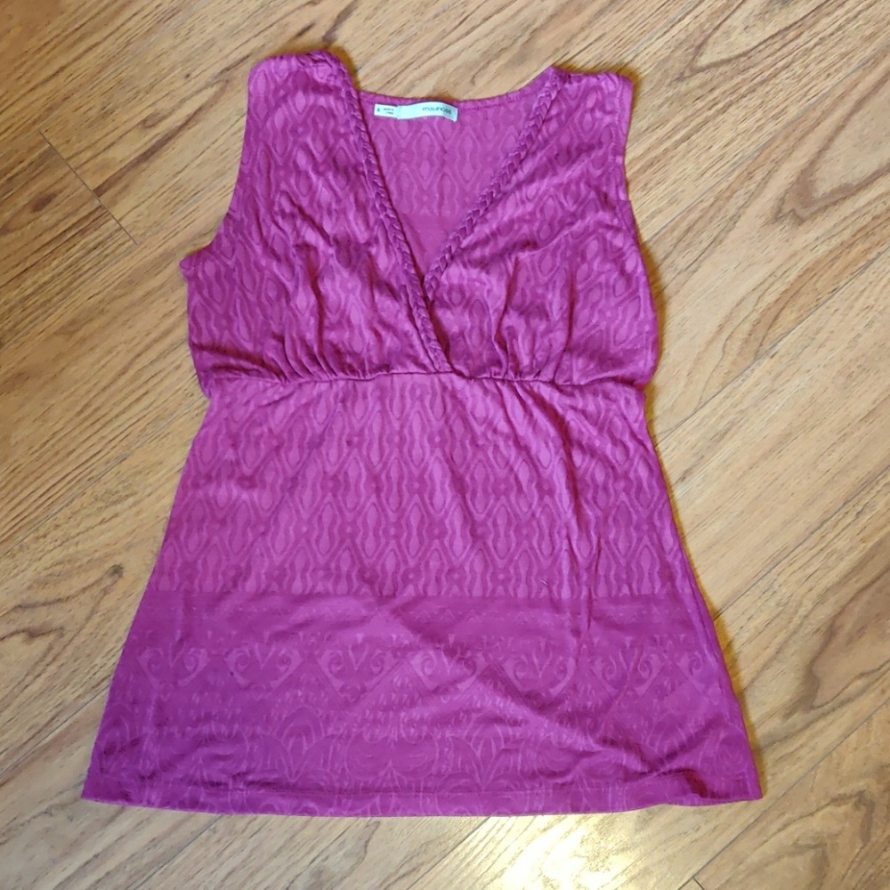 VGUC Pink tribal print tank